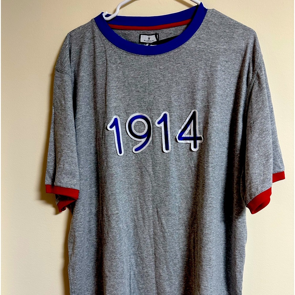 Maserati Grey “100 Years” T-Shirt. Size 4XL.  Runs a little smaller.